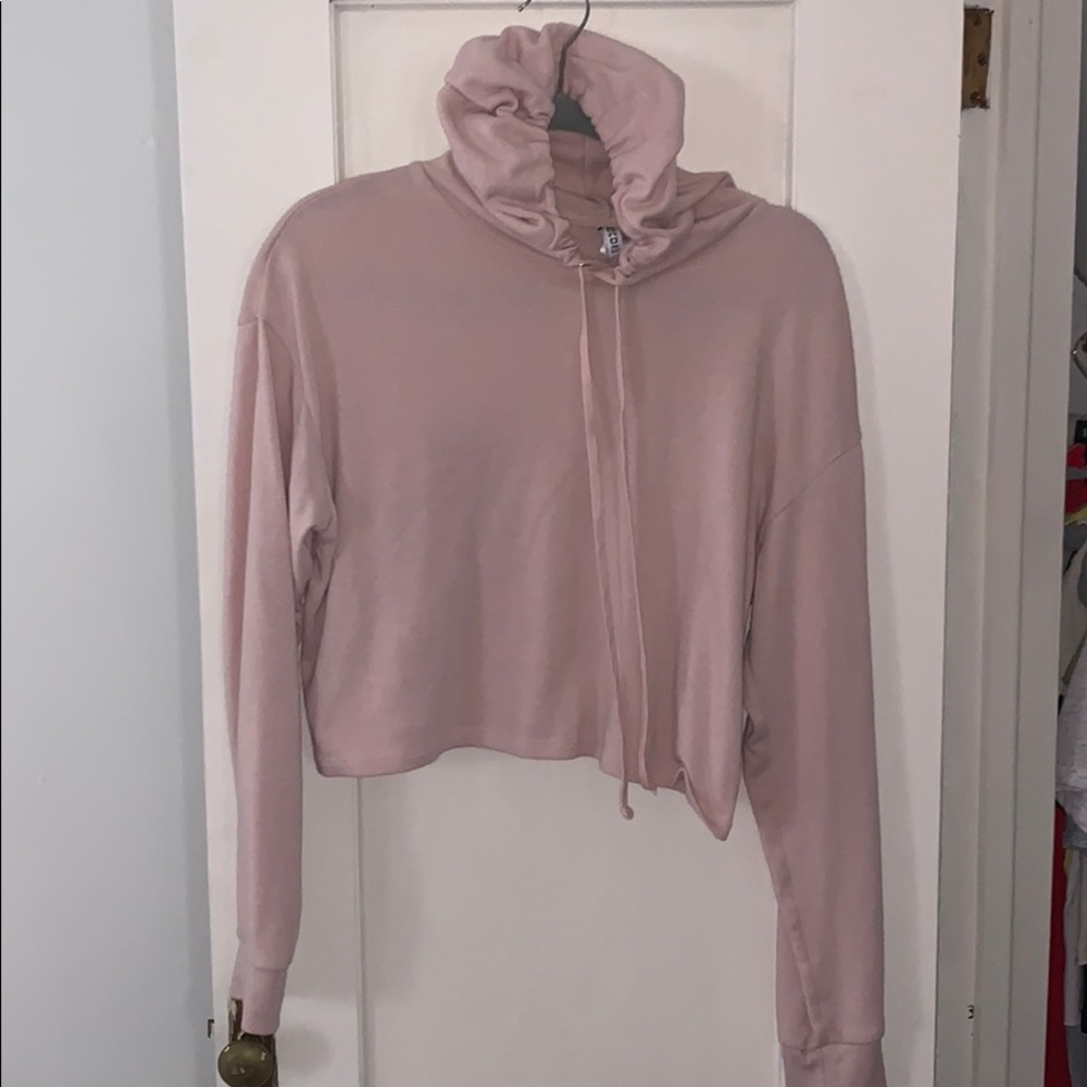 h&m cropped hoodie